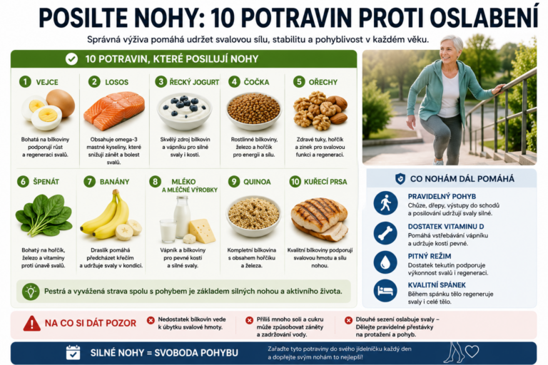 Posilte nohy: 10 potravin proti oslabení | Levita.cz