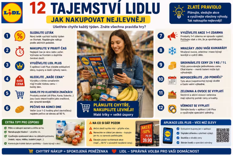 12 tajemství Lidlu, která znají jen zaměstnanci – jak nakupovat nejlevněji a nepřijít o peníze
