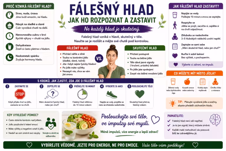 Falešný hlad: Jak poznat, kdy máte opravdu hlad a kdy vás klame tělo?