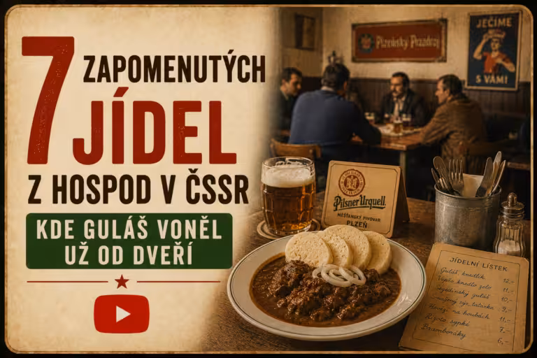7 zapomenutých jídel z hospod ČSSR: Kde guláš voněl už od dveří