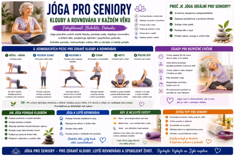 Jóga pro seniory: rovnováha a ohebnost | Levita.cz