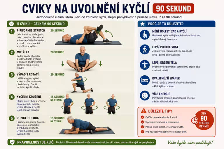2 cviky na uvolnění kyčlí za 90 sekund | Levita.cz