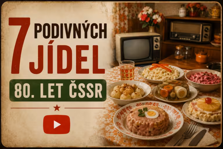7 nejpodivnějších jídel ČSSR 80. let – býčí koule, prdelačka, tlačenka a další retro bizarnosti