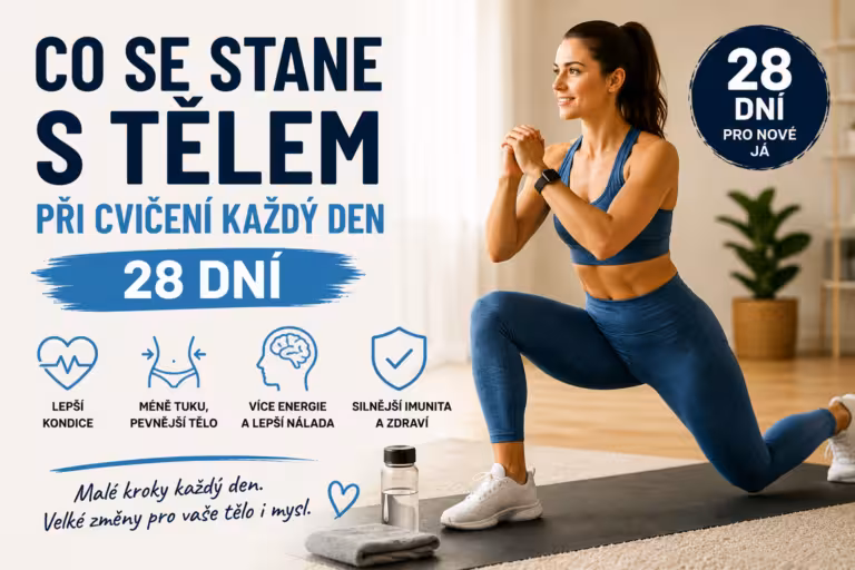 Co se stane s tvým tělem, když začneš cvičit každý den? 28denní proměna, která vás překvapí