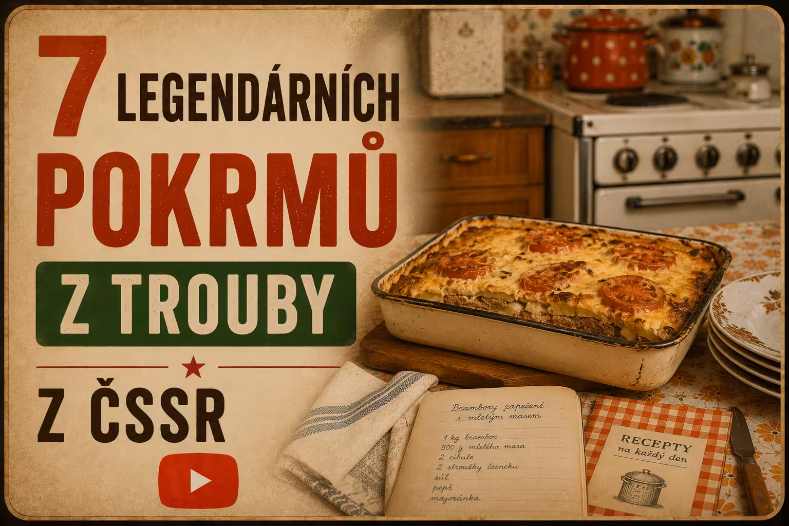7 legendárních pokrmů z trouby z dob ČSSR – retro klasiky, které voněly celým panelákem