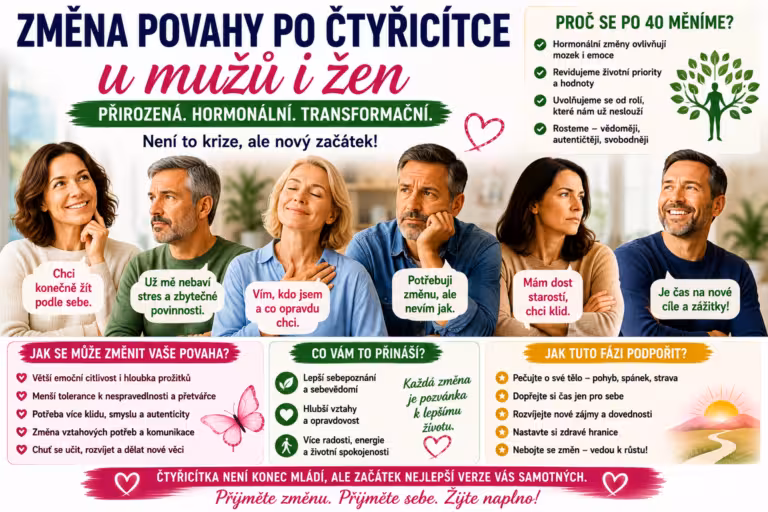 Jak se mění povaha po čtyřicítce | Levita.cz