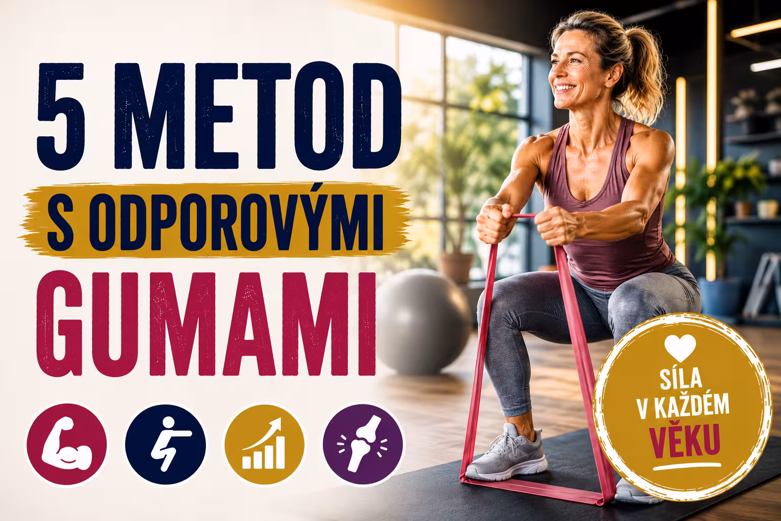 5 metod s odporovými gumami | Levita.cz