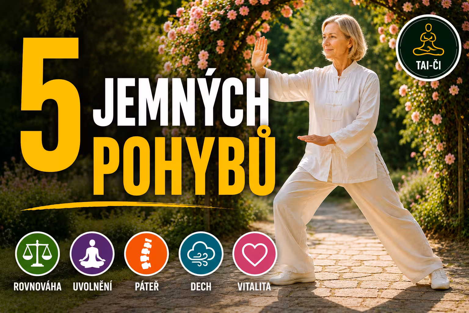Pět jemných pohybů pro rovnováhu a uvolnění | Levita.cz