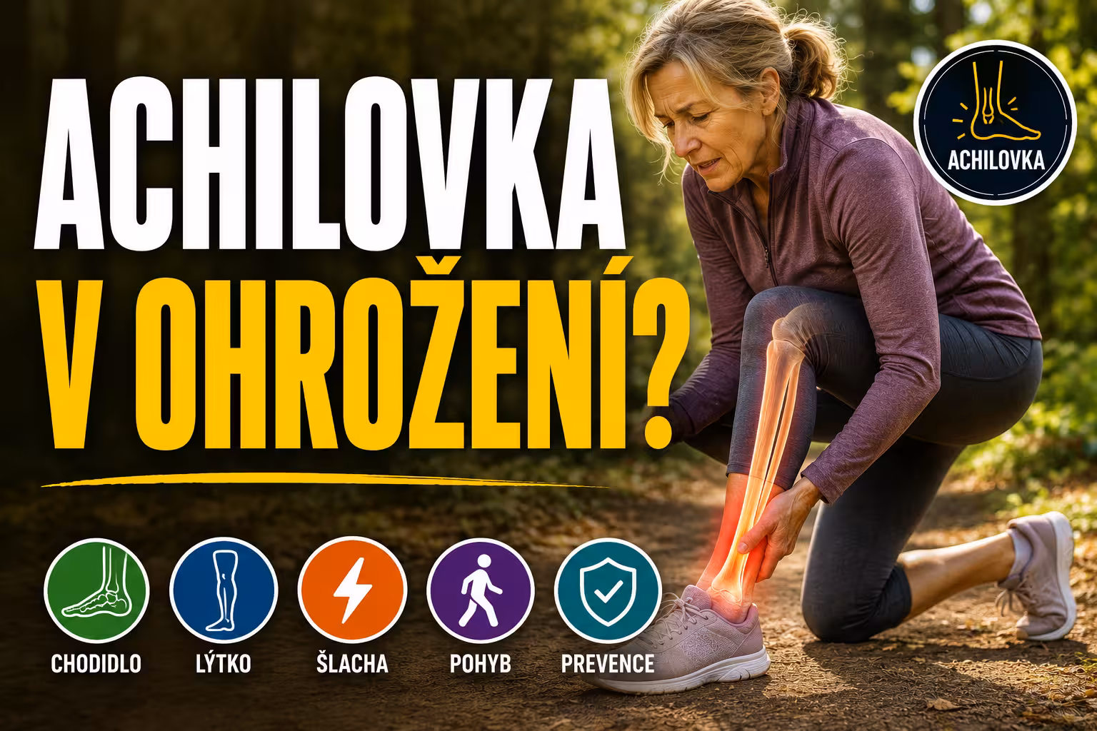 Prasklá achilovka: příznaky a prevence | Levita.cz