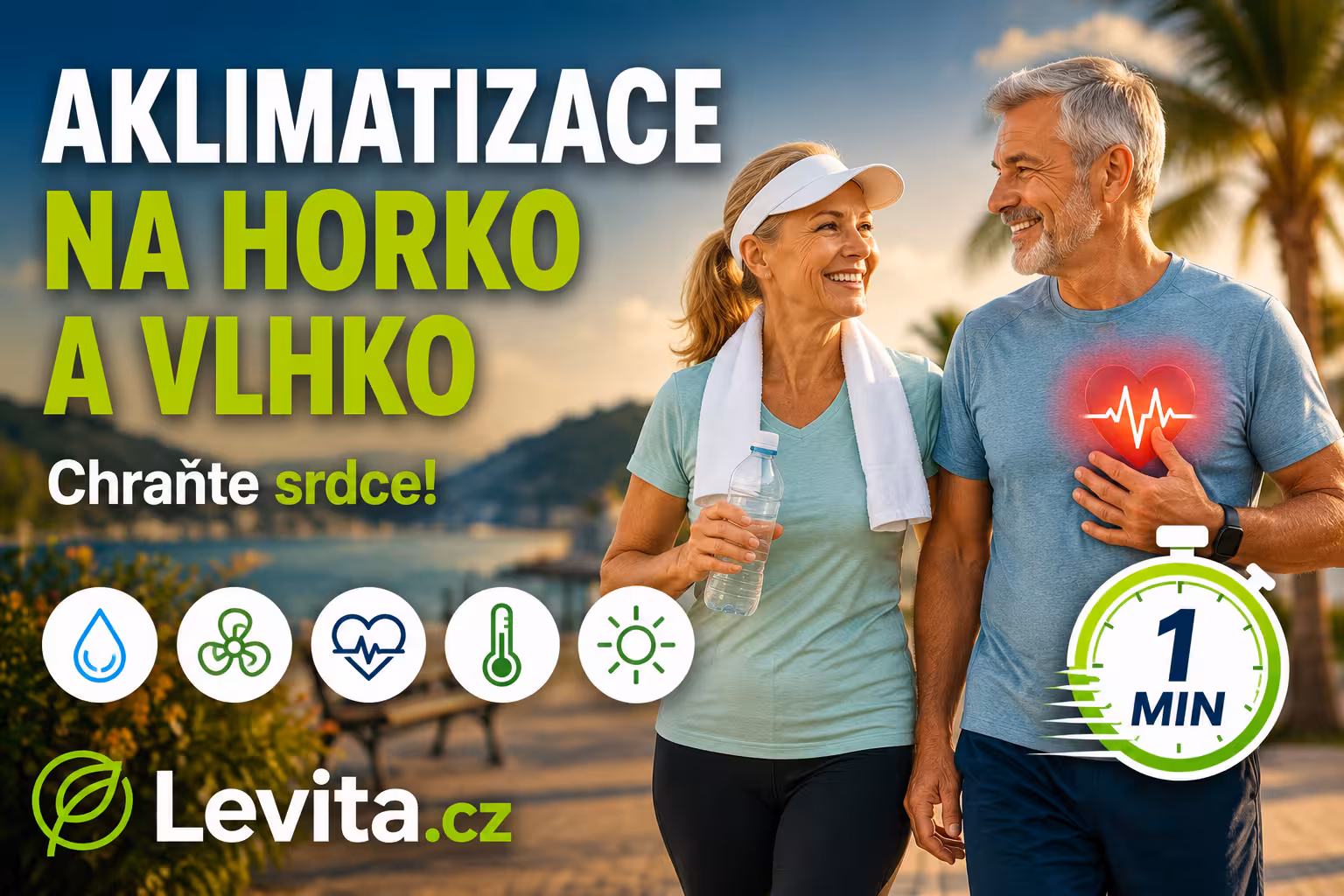 Aklimatizace na horko a vlhko: Co se děje s kardiovaskulárním systémem při přechodu z české zimy do tropů a jak předejít kolapsu