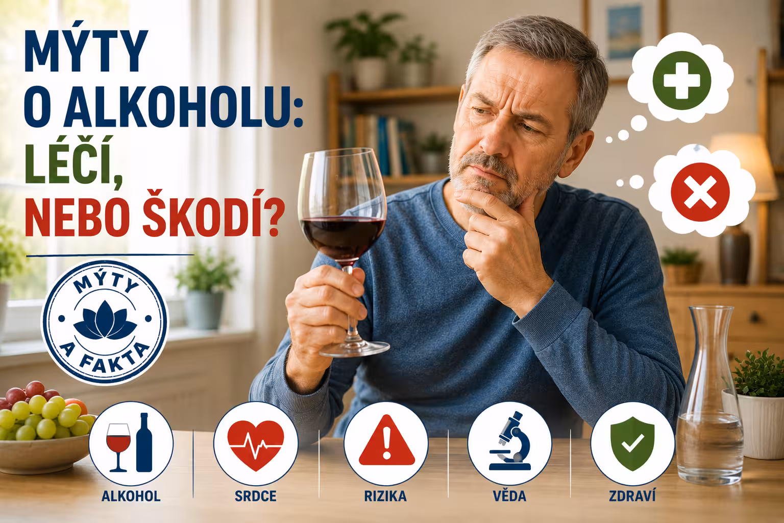 Léčí, nebo škodí? Největší mýty o alkoholu, kterým lidé stále věří
