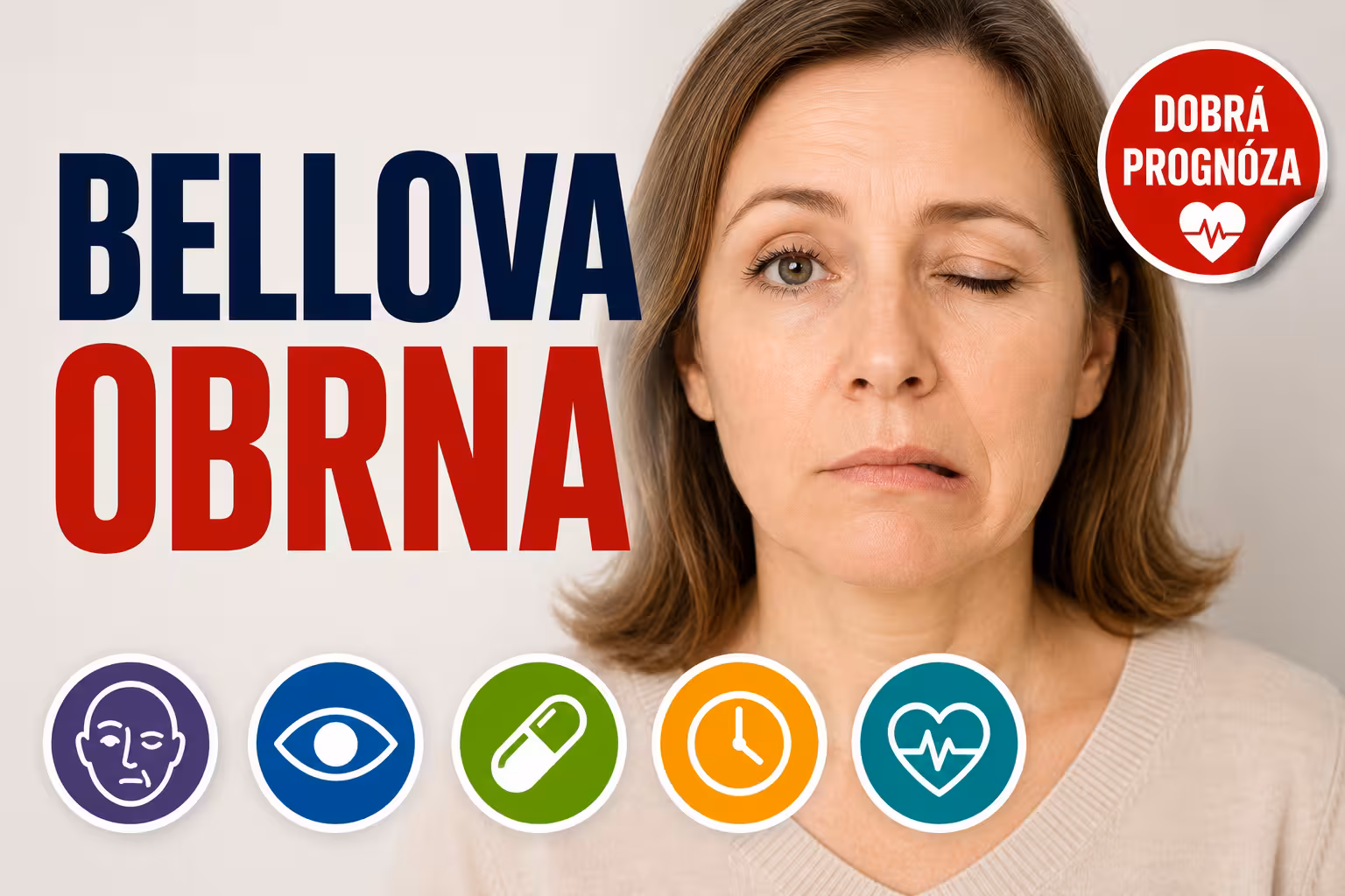 Bellova obrna: příznaky, léčba a prognóza | Levita.cz