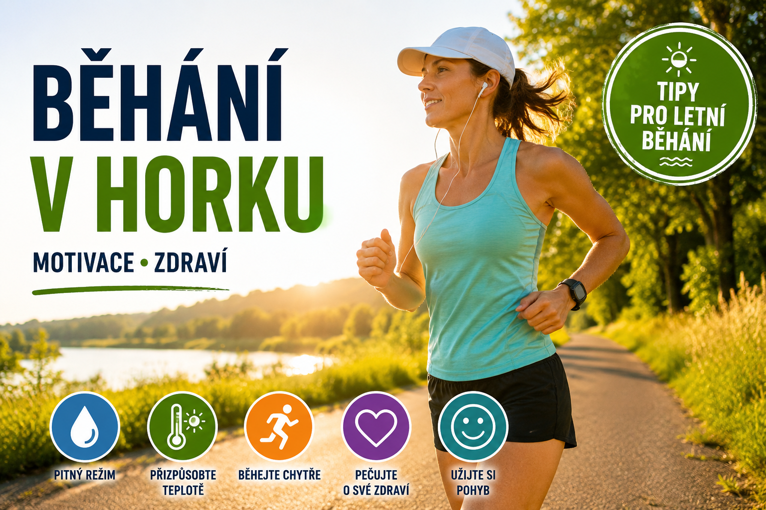 Běhání v horku: Jak nepřijít o motivaci ani zdraví