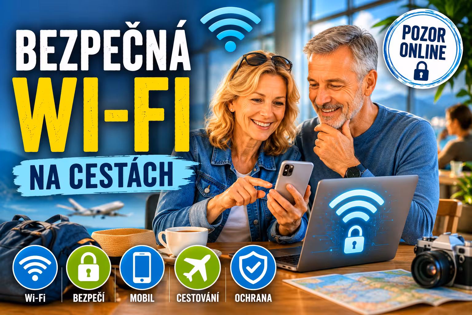 Cestovatelská lékárnička pro kyberbezpečnost: Jak se nenechat okrást na hotelové Wi-Fi
