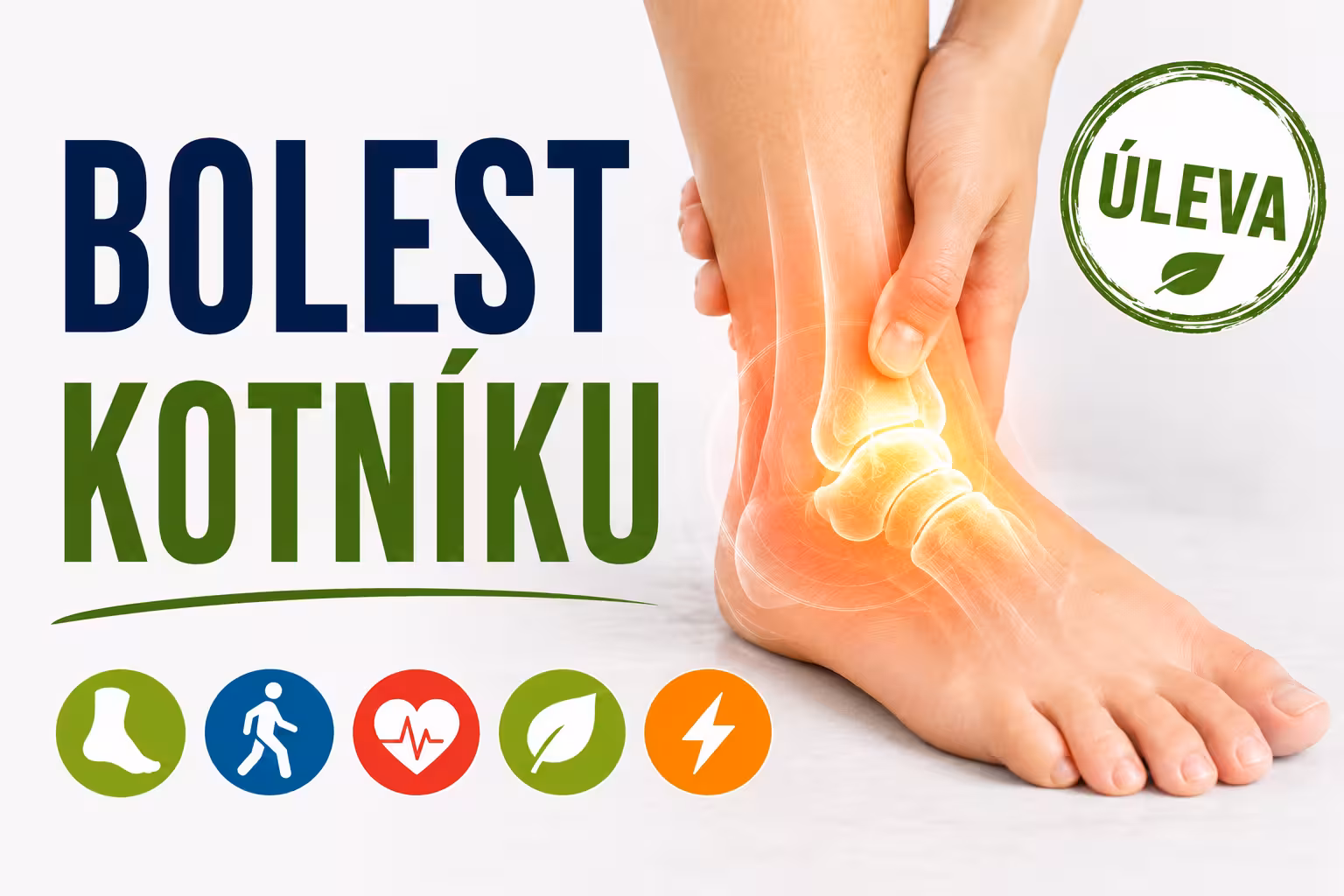 Bolest kotníku: Příčiny, domácí léčba a cviky pro úlevu (i na sociální sítě)