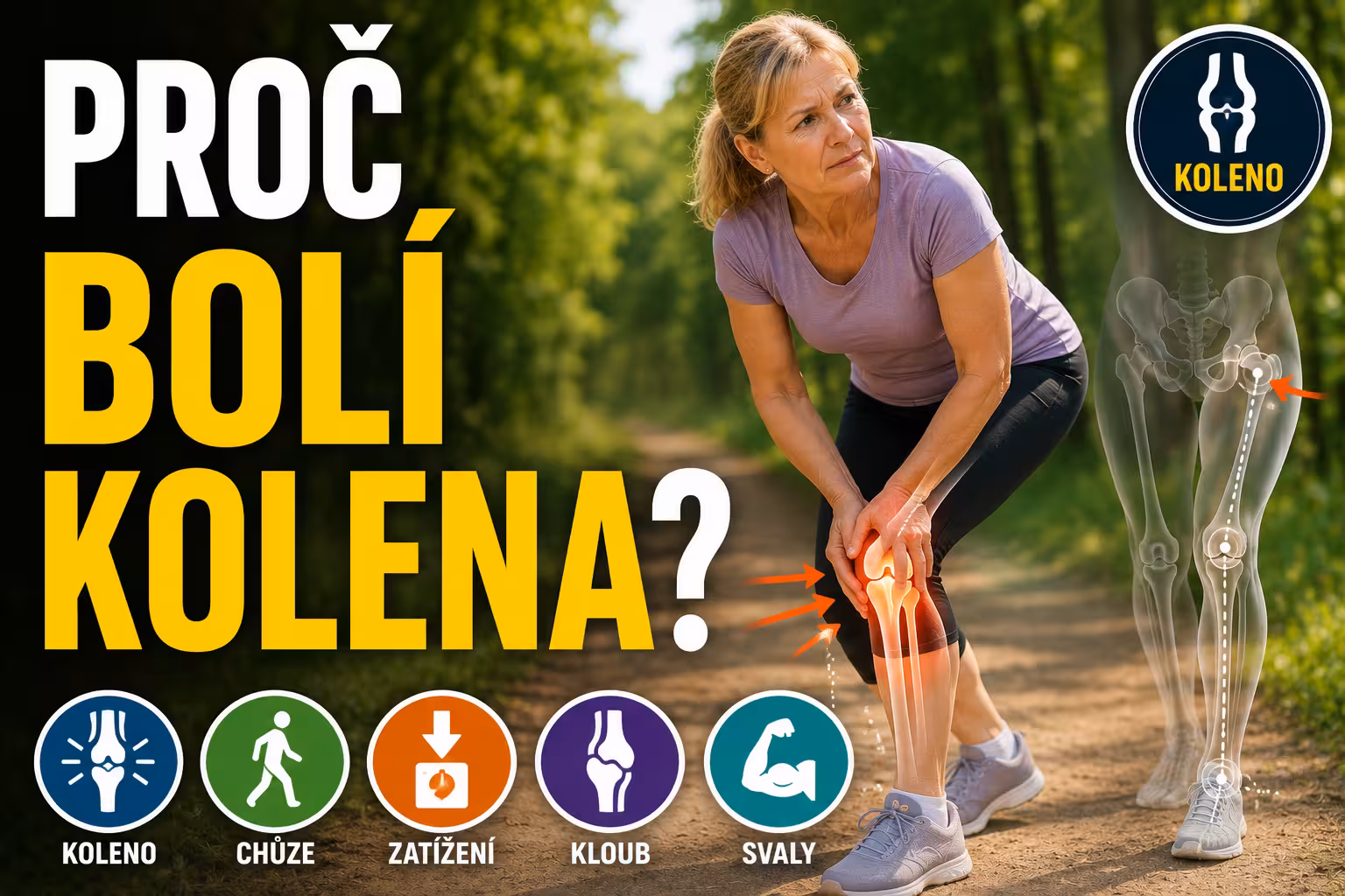 Proč bolí kolena, i když nejsou zraněná | Levita.cz