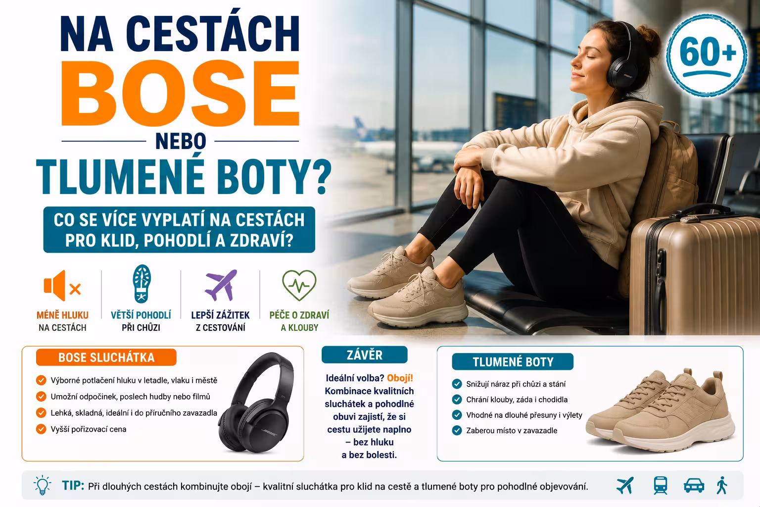 Na cestách: Kdy nechat nohy volně dýchat a kdy vsadit na pevnou podrážku – Průvodce pro zdravé nohy bez bolesti zad