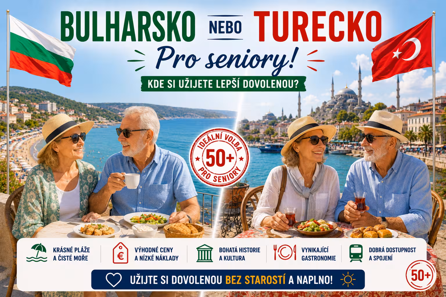 Bulharsko nebo Turecko pro seniory? | Levita.cz