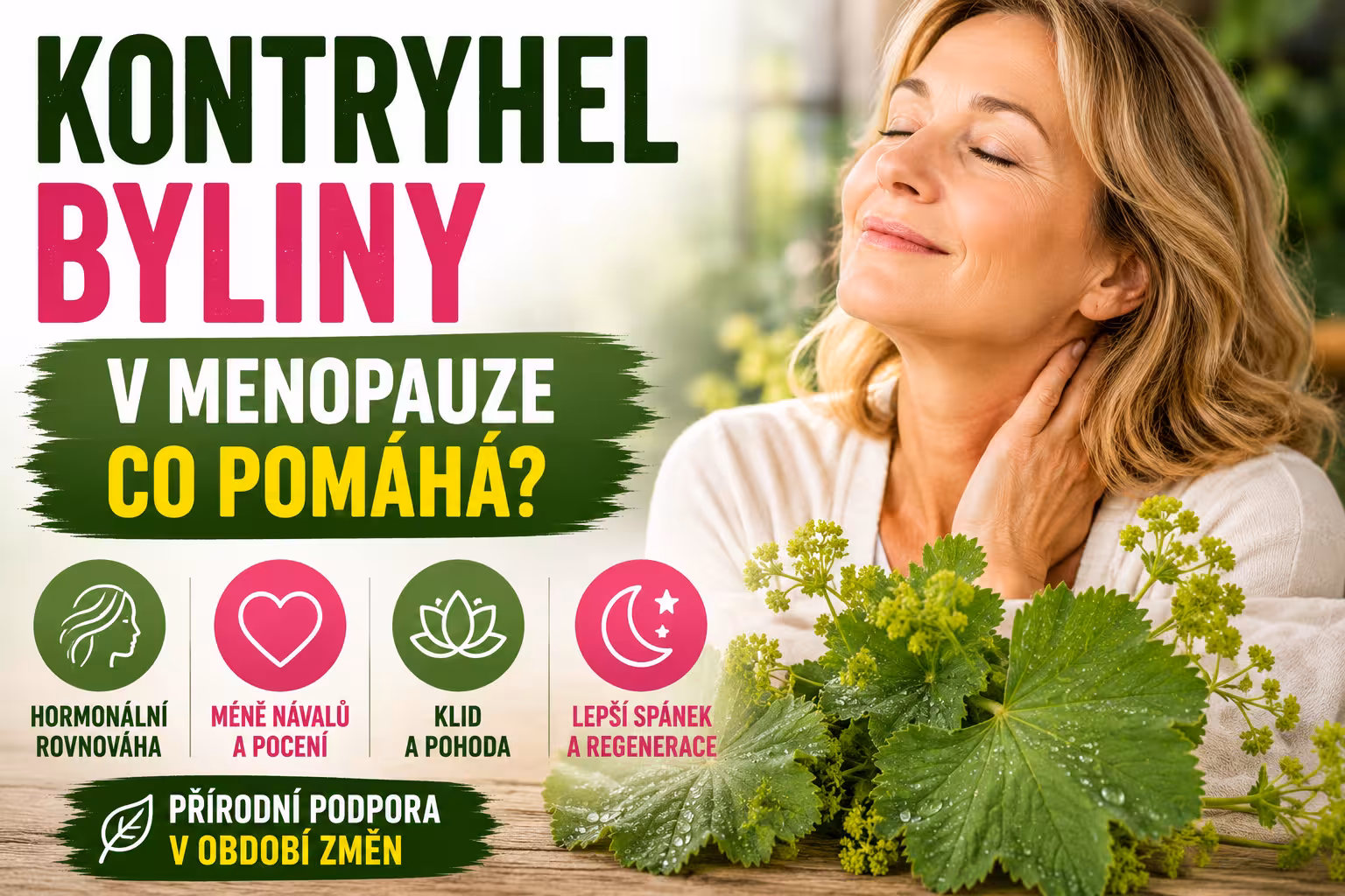 Bylinky na menopauzu: Které opravdu pomáhají a které jsou jen mýtus?