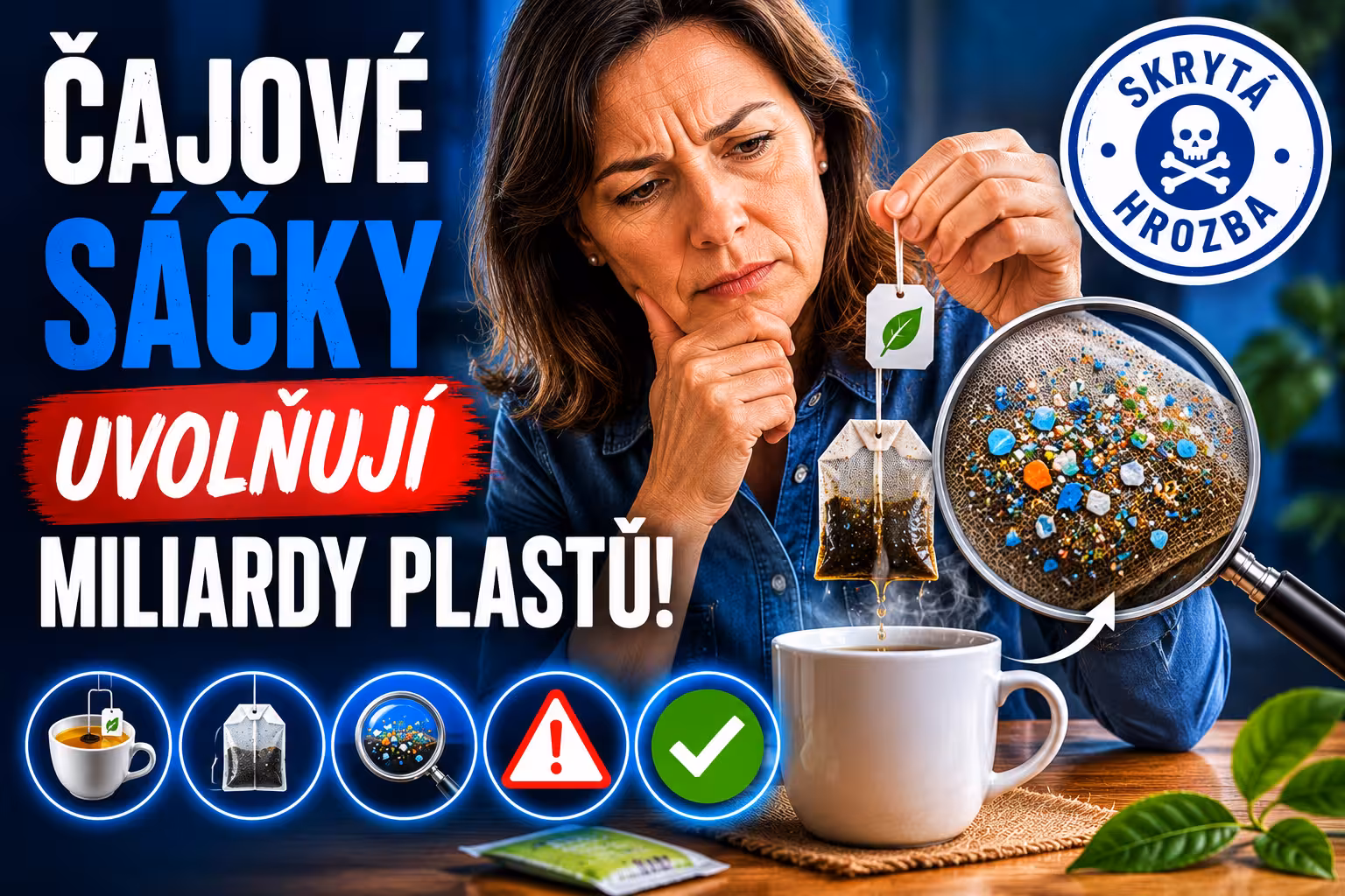 Ranní čaj, který vás otráví: Jeden sáček uvolní 11 miliard plastových částic do vašeho těla