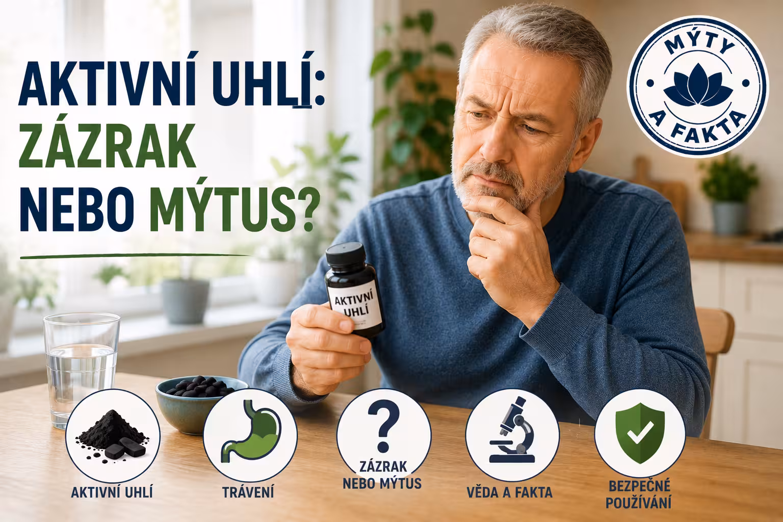Černé uhlí – zázračný detox, nebo nebezpečný mýtus?