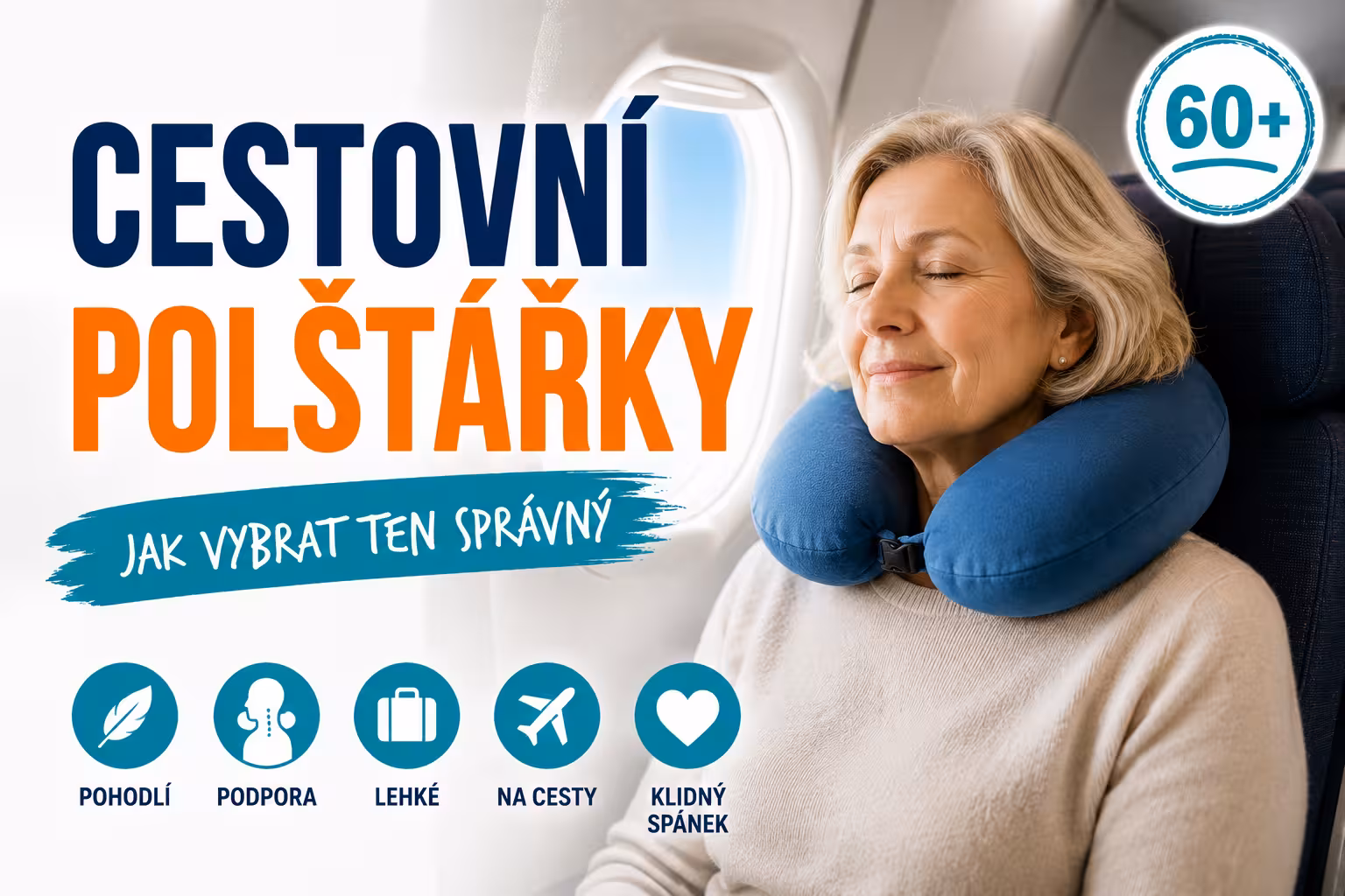 Cestovní polštářky pod lupou: Který opravdu drží krční páteř a kterému se vyhnout