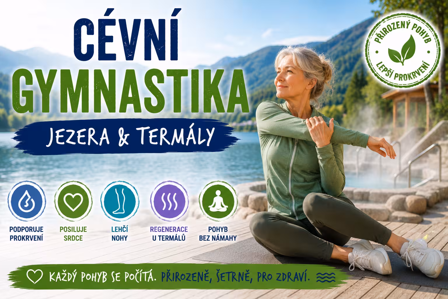 Cévní gymnastika na cestách: jezera a termály | Levita.cz