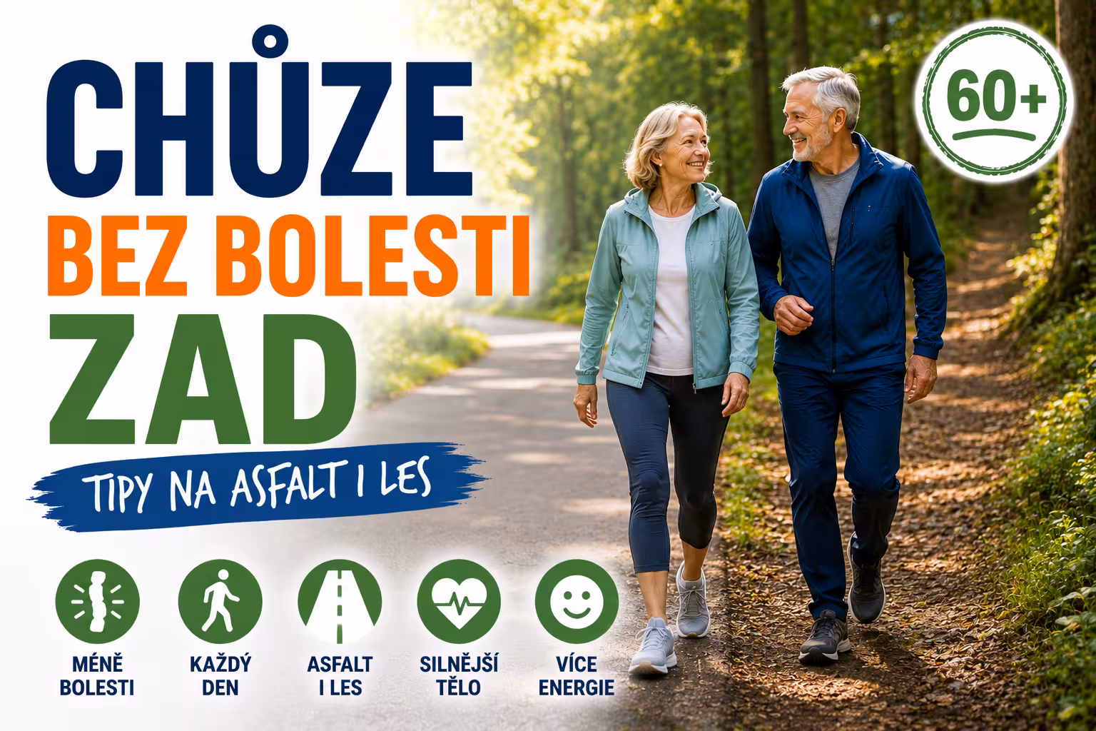 Tajemství chůze po asfaltu a lesním chodníku: Jak ušetřit záda při celodenním objevování památek