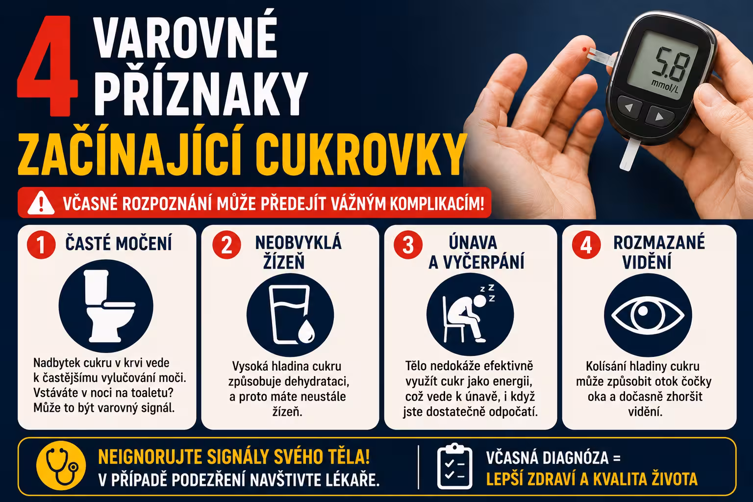 4 varovné příznaky cukrovky: pravda a mýty | Levita.cz