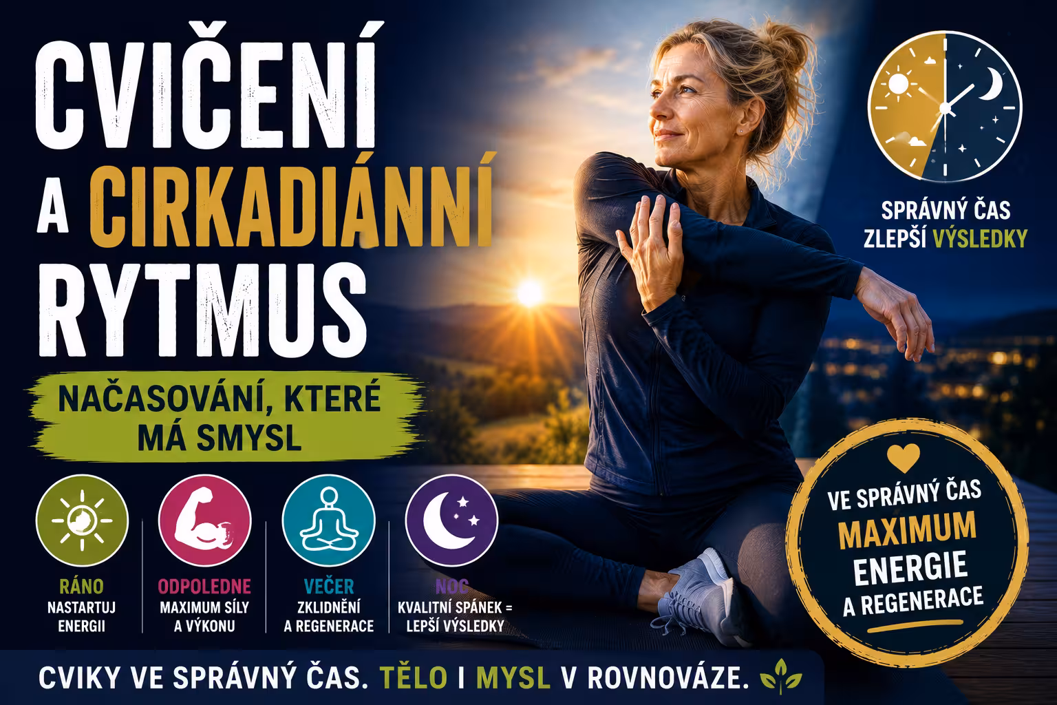 Cvičení a cirkadiánní rytmus: Načasování | Levita.cz
