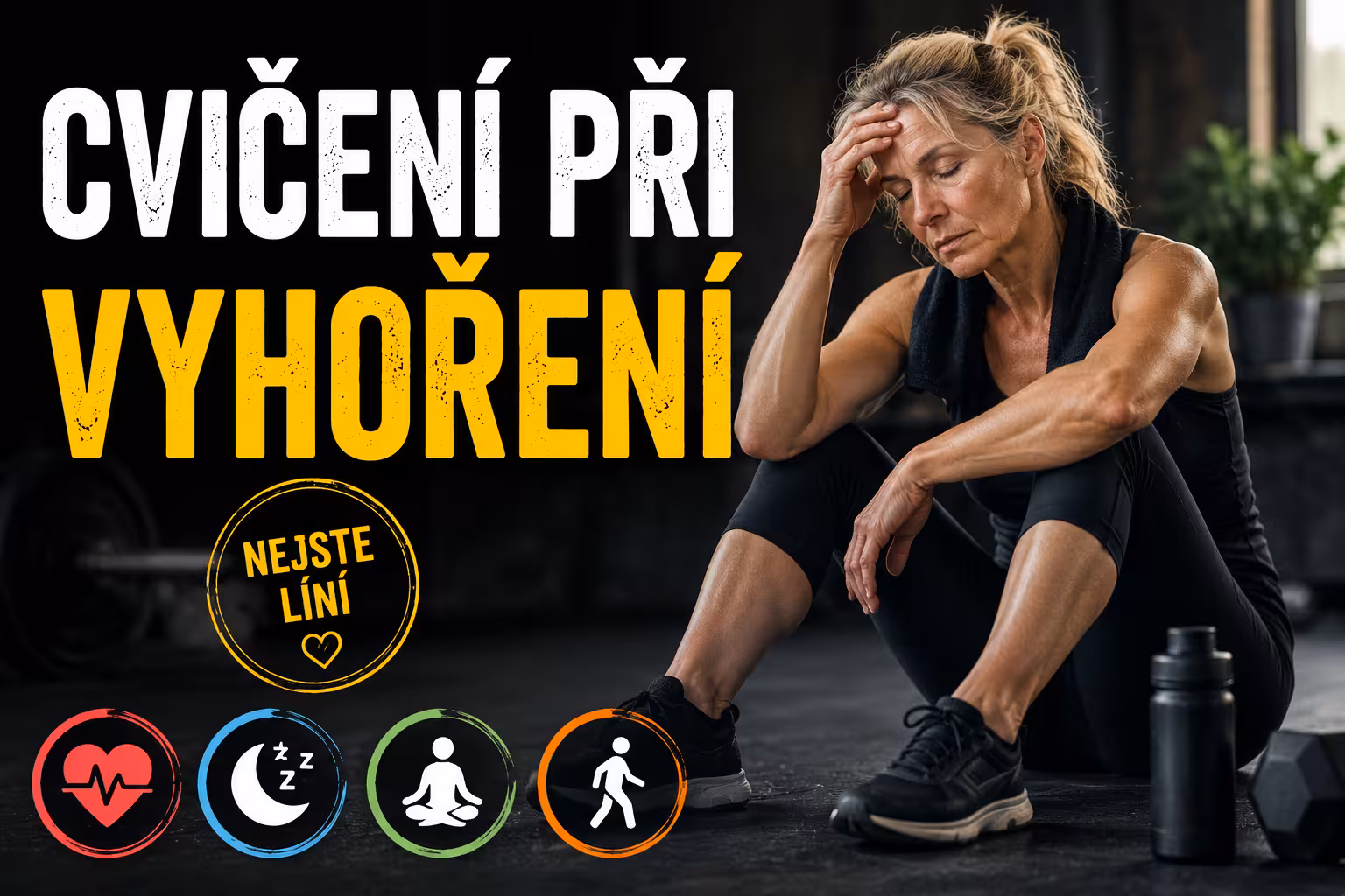 Cvičení jako lék na vyhoření: Proč kardio škodí a jak posilovat, aby tělo regenerovalo