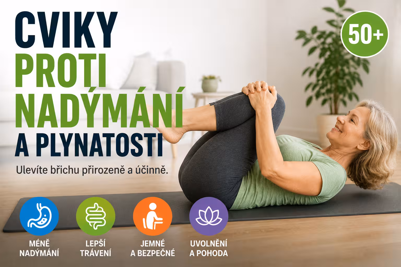 Cviky proti nadýmání a plynatosti | Levita.cz