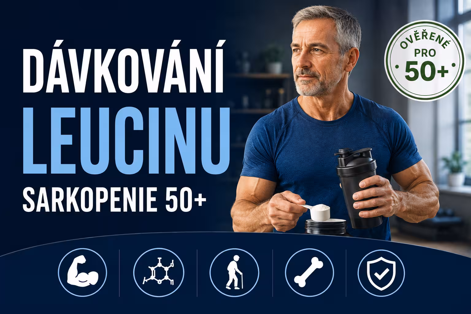 Dávkování leucinu při sarkopenii po 50 | Levita.cz