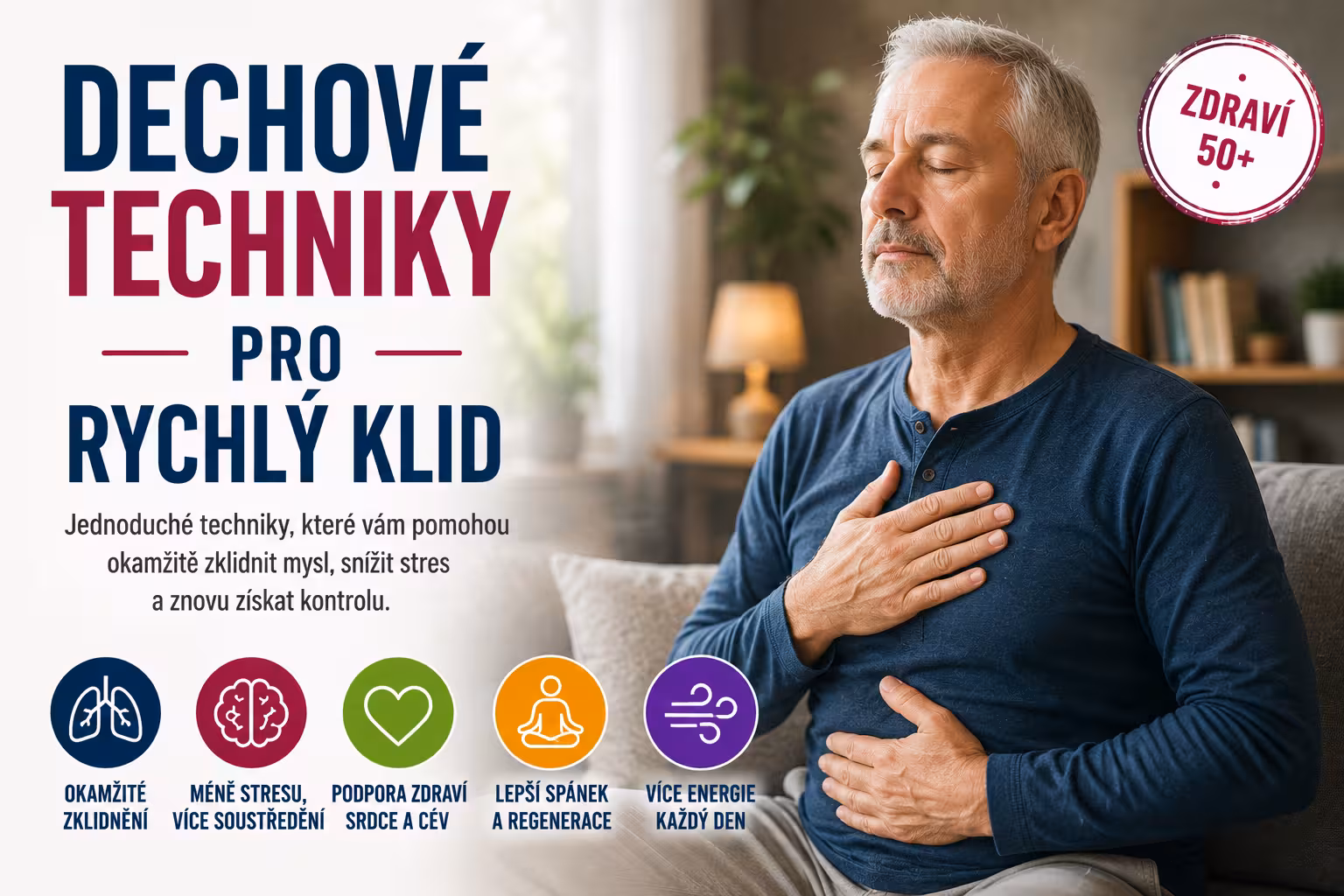 Dechové techniky pro rychlý klid | Levita.cz