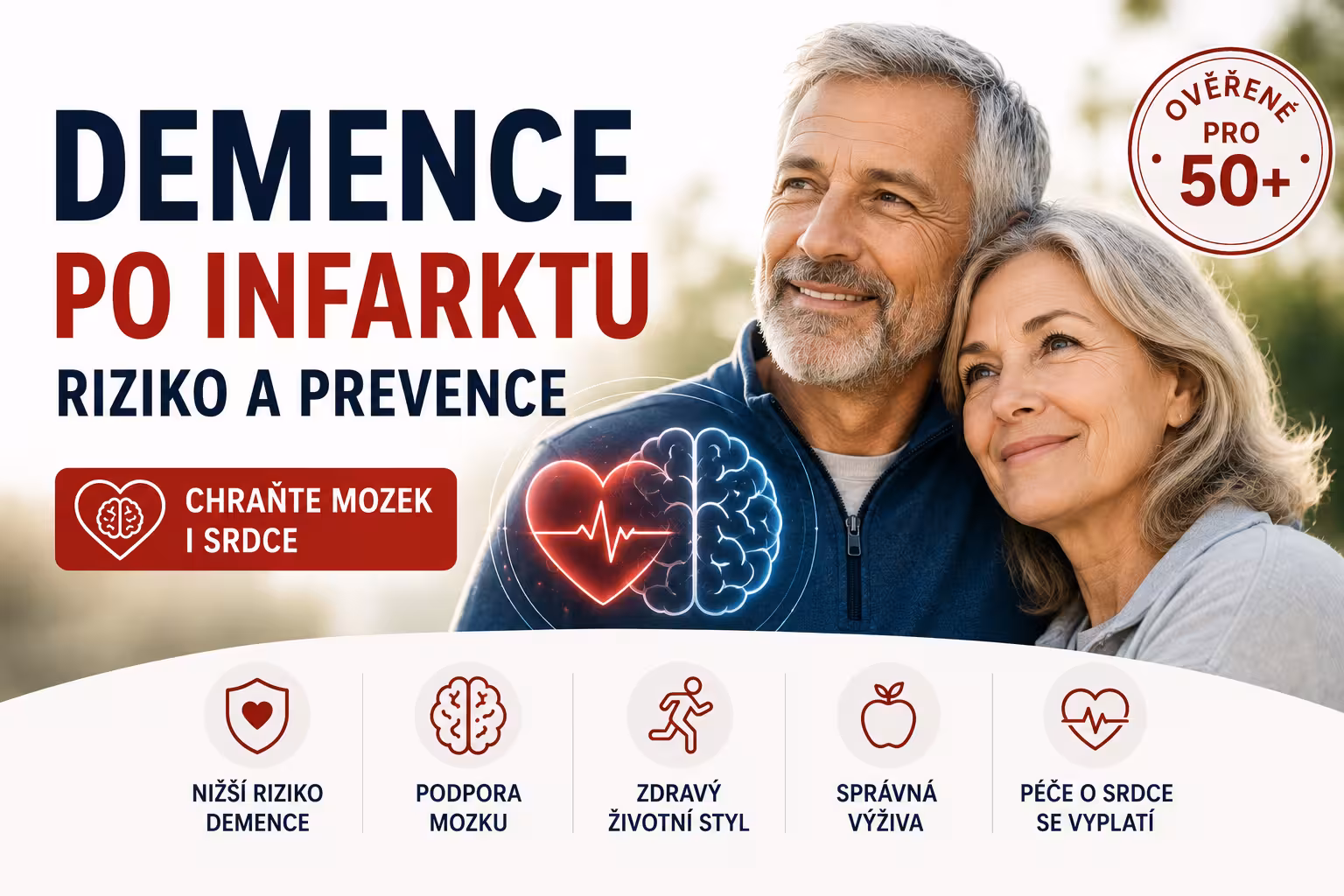 Demence po infarktu není náhoda: Proč infarkty nepoškozují jen srdce, ale i mozek