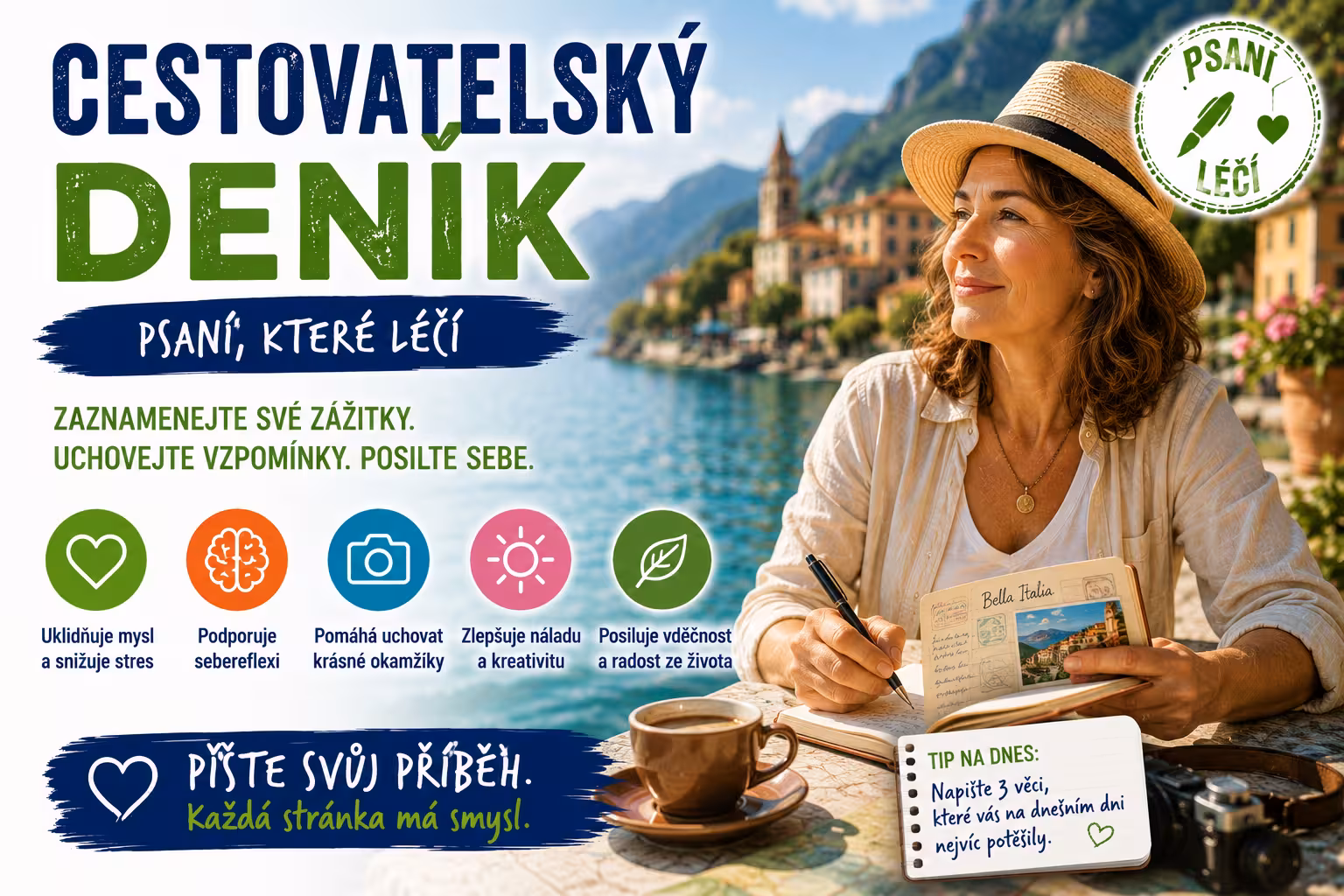 Cestovatelský deník jako terapeutický nástroj: Proč ruční psaní léčí duši lépe než fotka na Instagramu