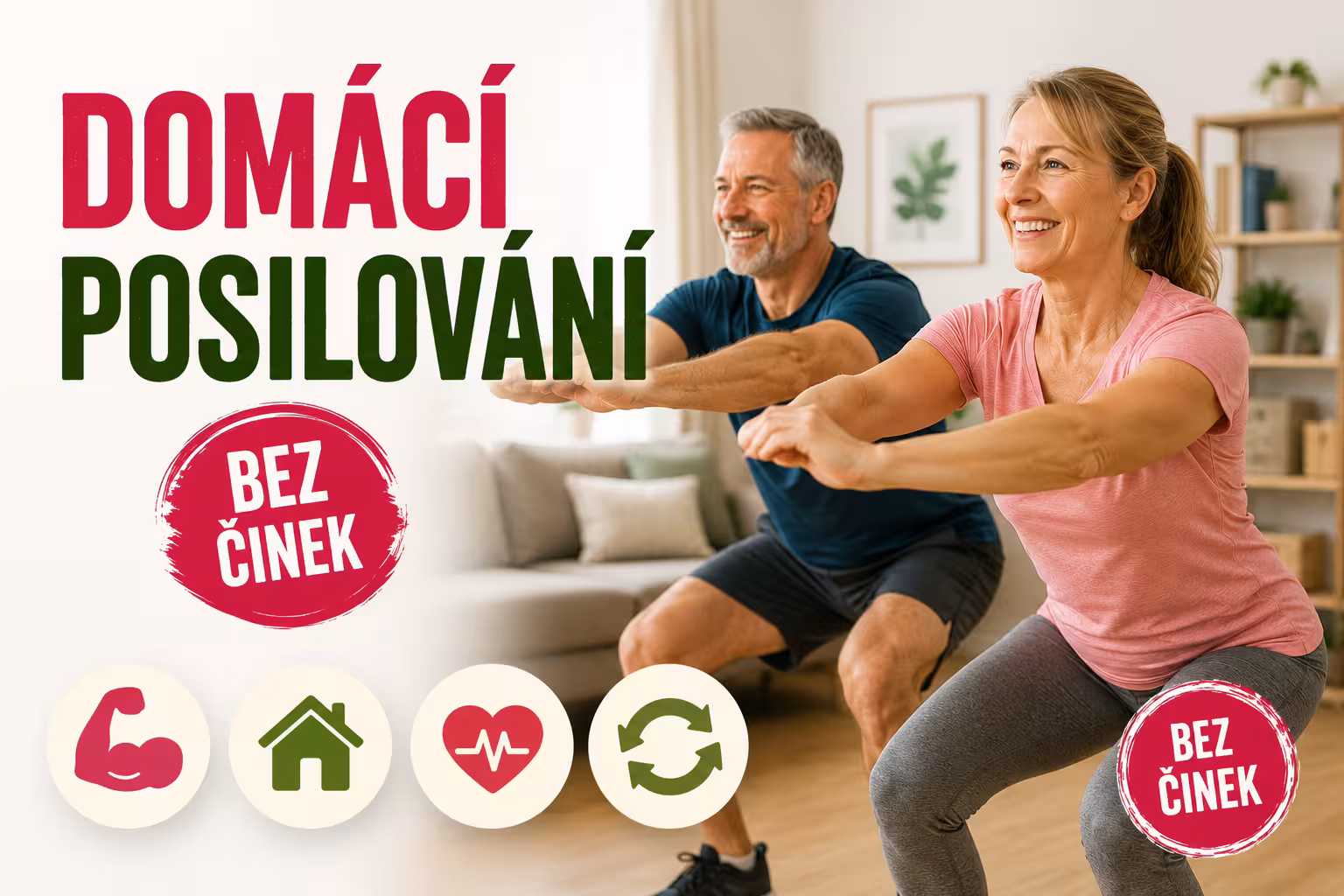 Domácí posilování bez činek – jednoduchý plán | Levita.cz