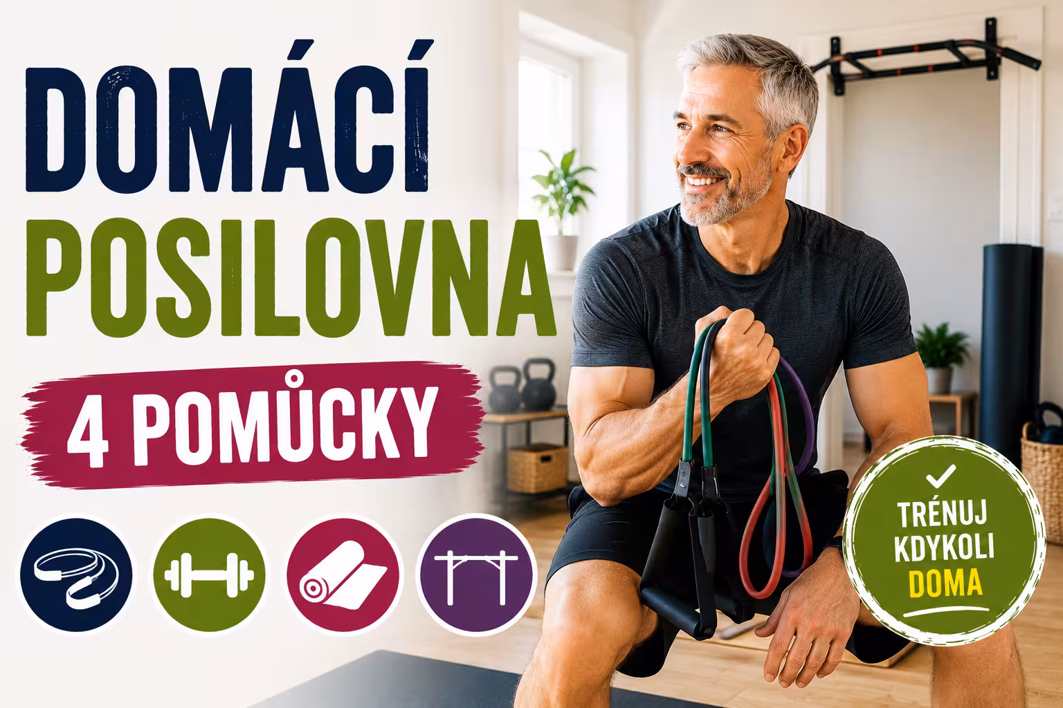 Domácí posilovna: 4 pomůcky za pár stovek | Levita.cz