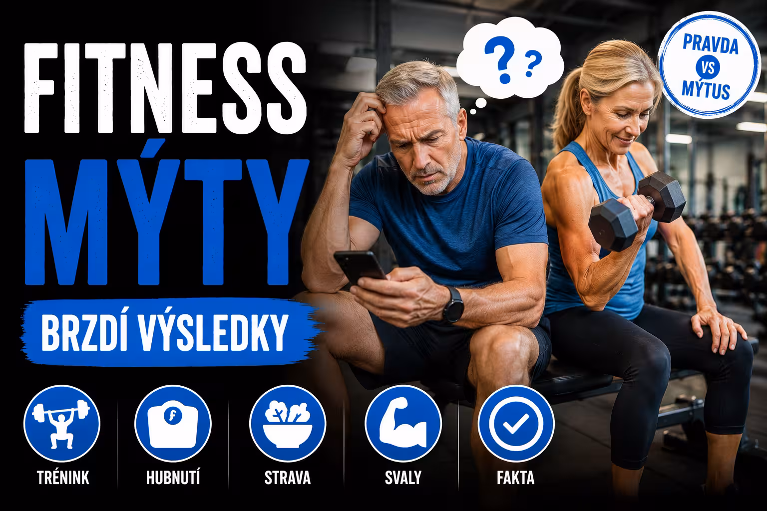 10 fitness lží, které sabotují vaše výsledky: Proč ženy nemusí mít strach z těžkých vah a sacharidů