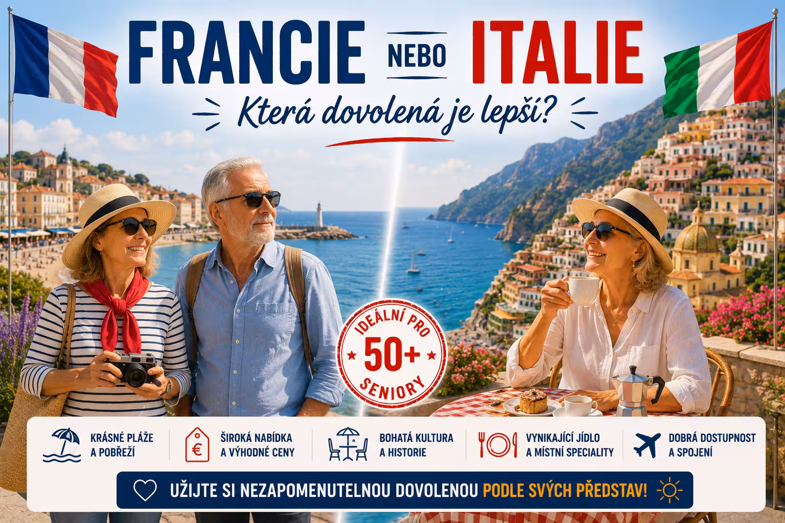 Francie nebo Itálie: Která dovolená je lepší? | Levita.cz