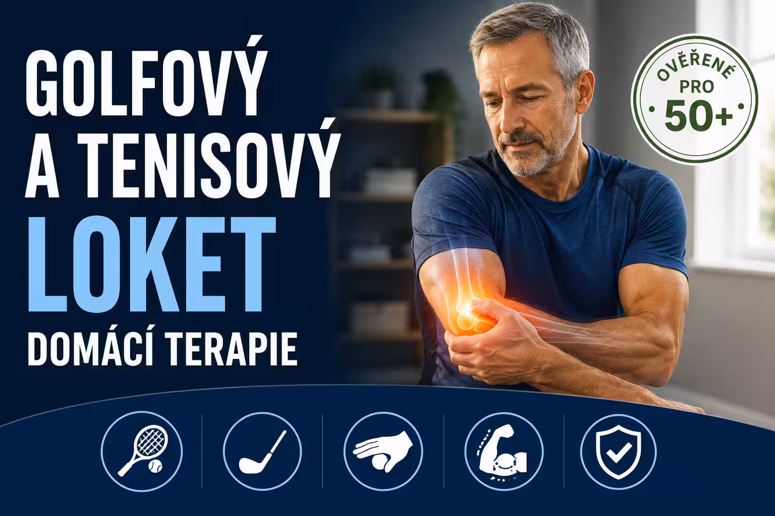 Golfový a tenisový loket – domácí terapie | Levita.cz