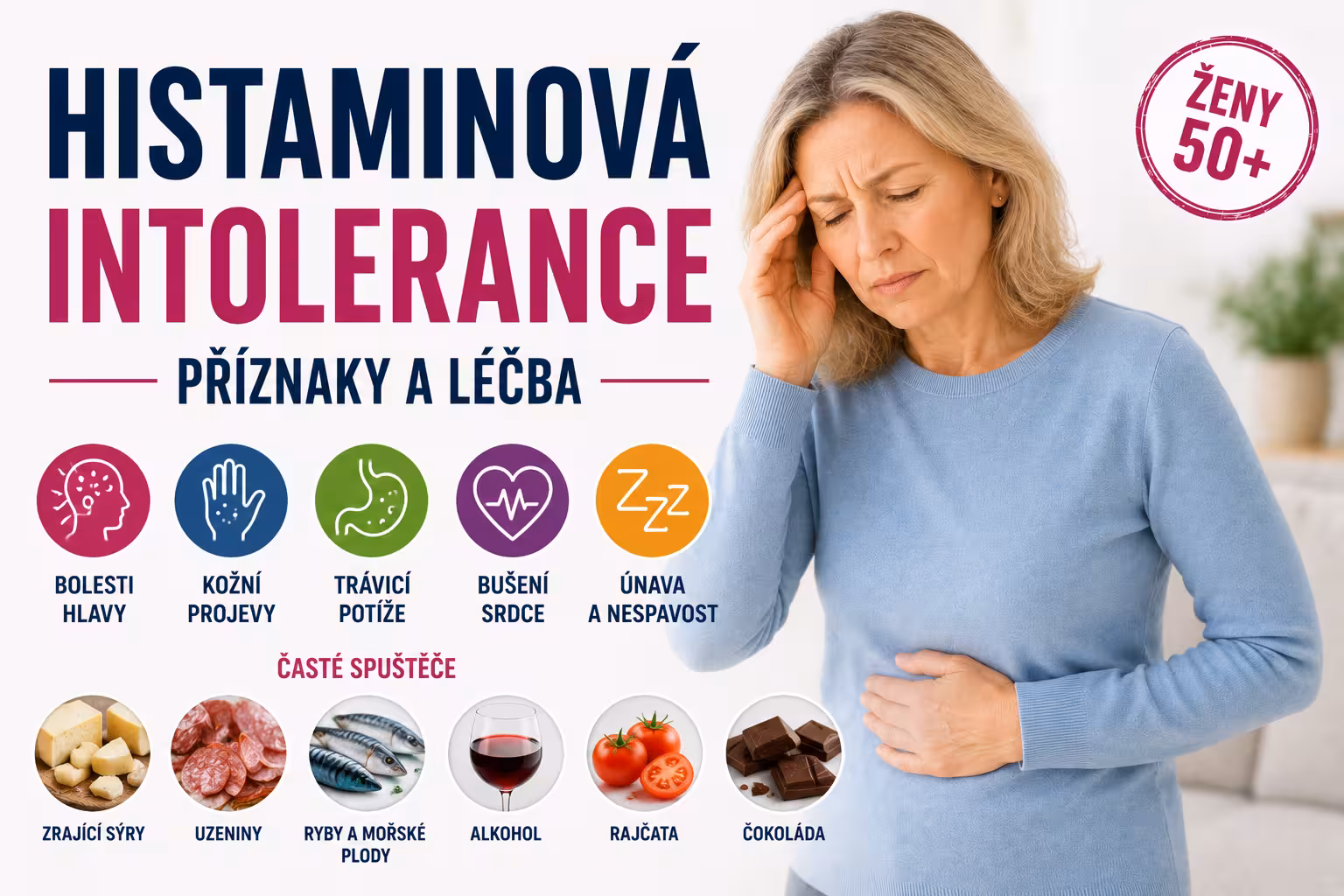 Histaminová intolerance: příznaky a léčba | Levita.cz