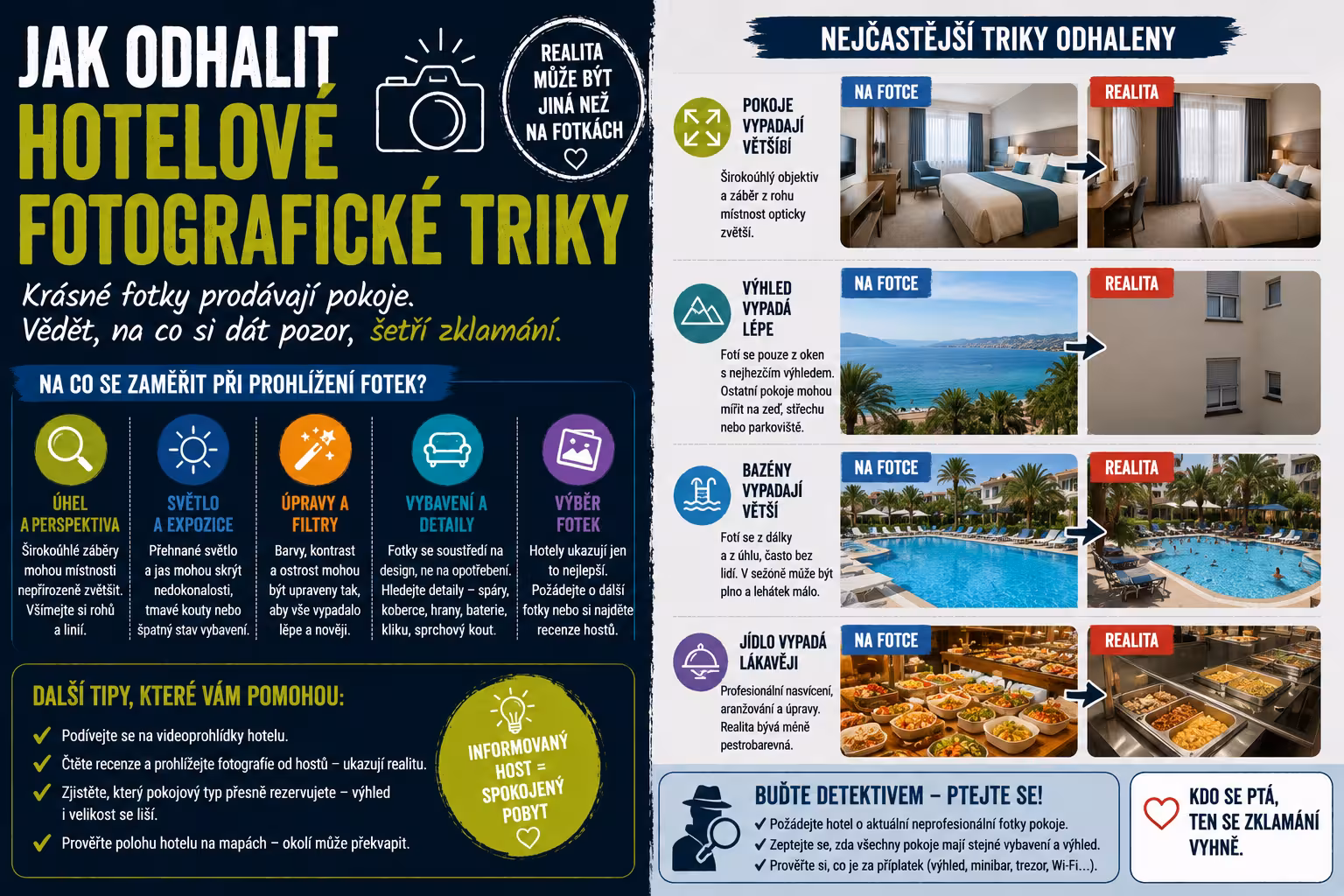 Jak odhalit hotelové fotografické triky | Levita.cz