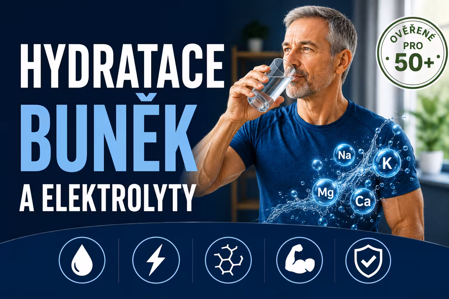 Hydratace na buněčné úrovni: Proč čistá voda nestačí a kdy jsou na cestách nebo při tréninku klíčové elektrolyty (sodík, draslík, hořčík)