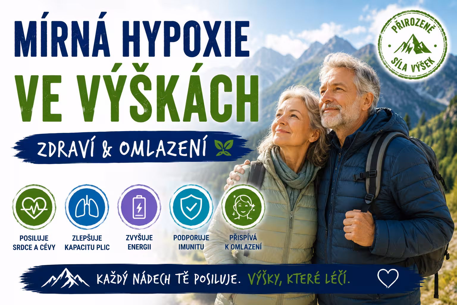 Mírná hypoxie ve výškách: zdraví, omlazení | Levita.cz