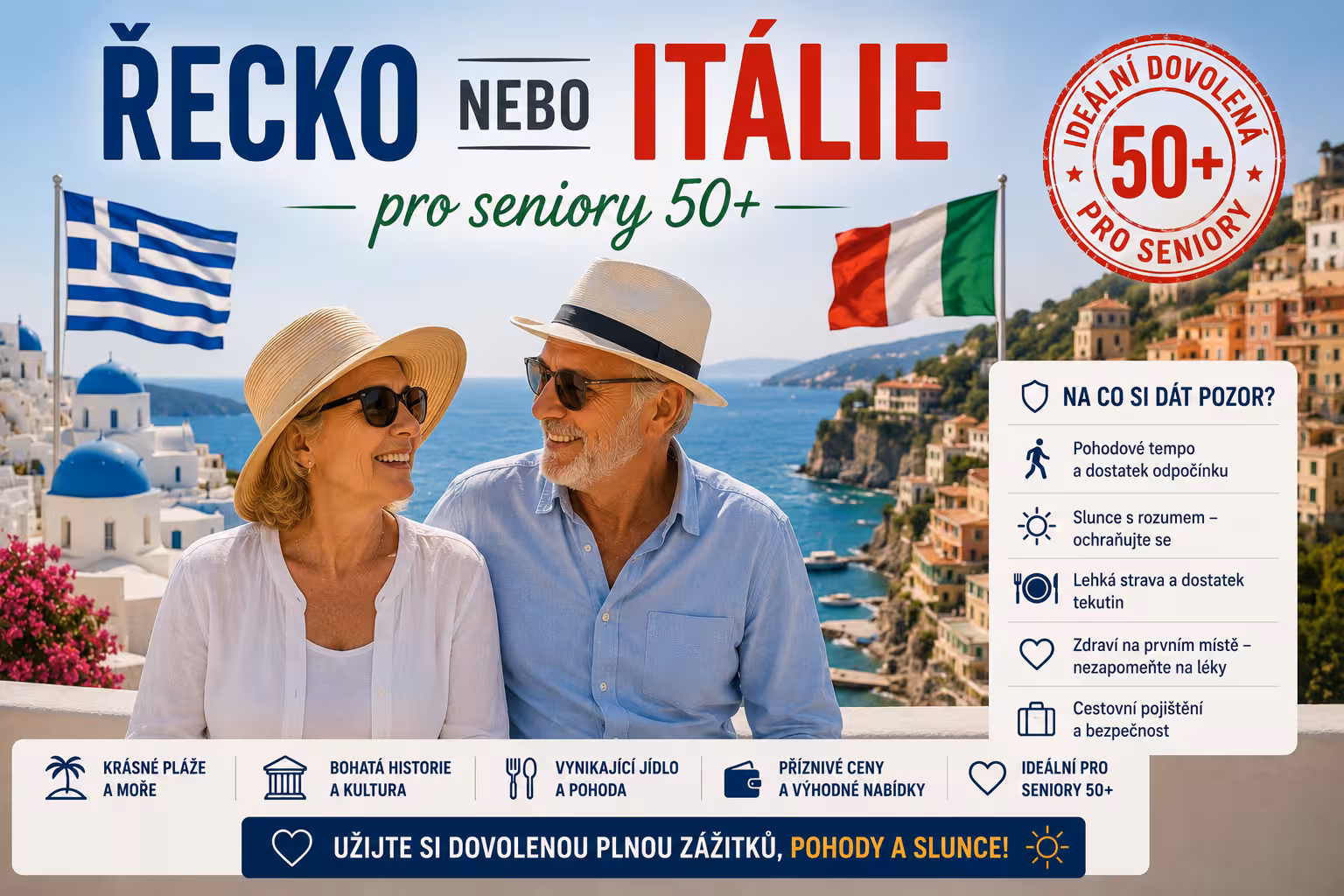 Řecko nebo Itálie pro seniory? | Levita.cz