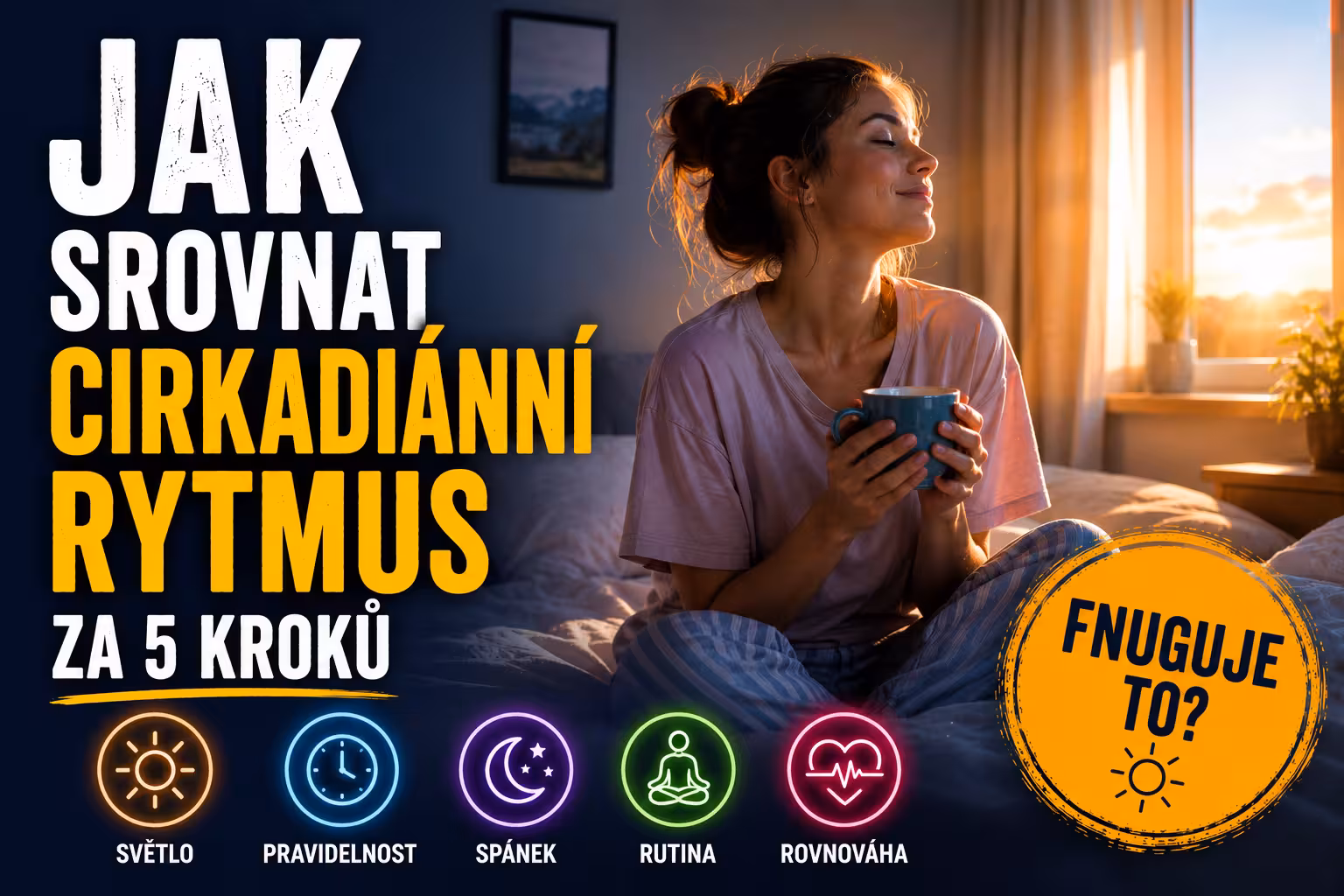 Jak srovnat cirkadiánní rytmus za 5 kroků | Levita.cz