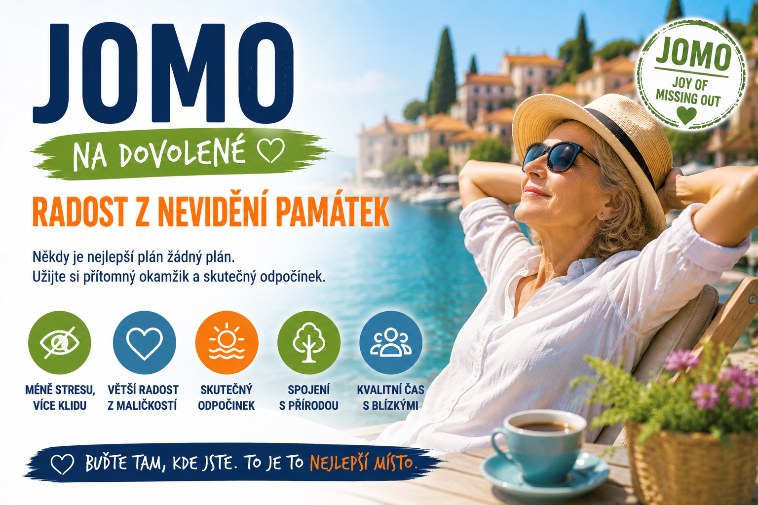„JOMO“ na dovolené: Jak mít radost z toho, že neuvidíte všechny památky