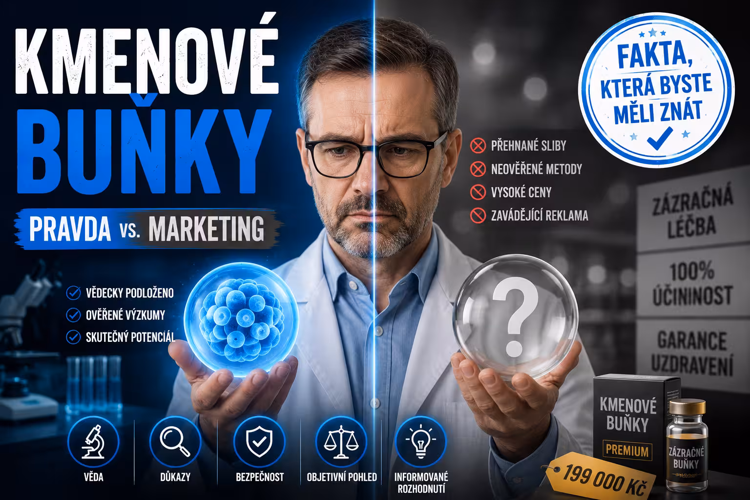 Kmenové buňky: Terapie, která slibuje obnovu chrupavky a šlach. Co je pravda a co marketing