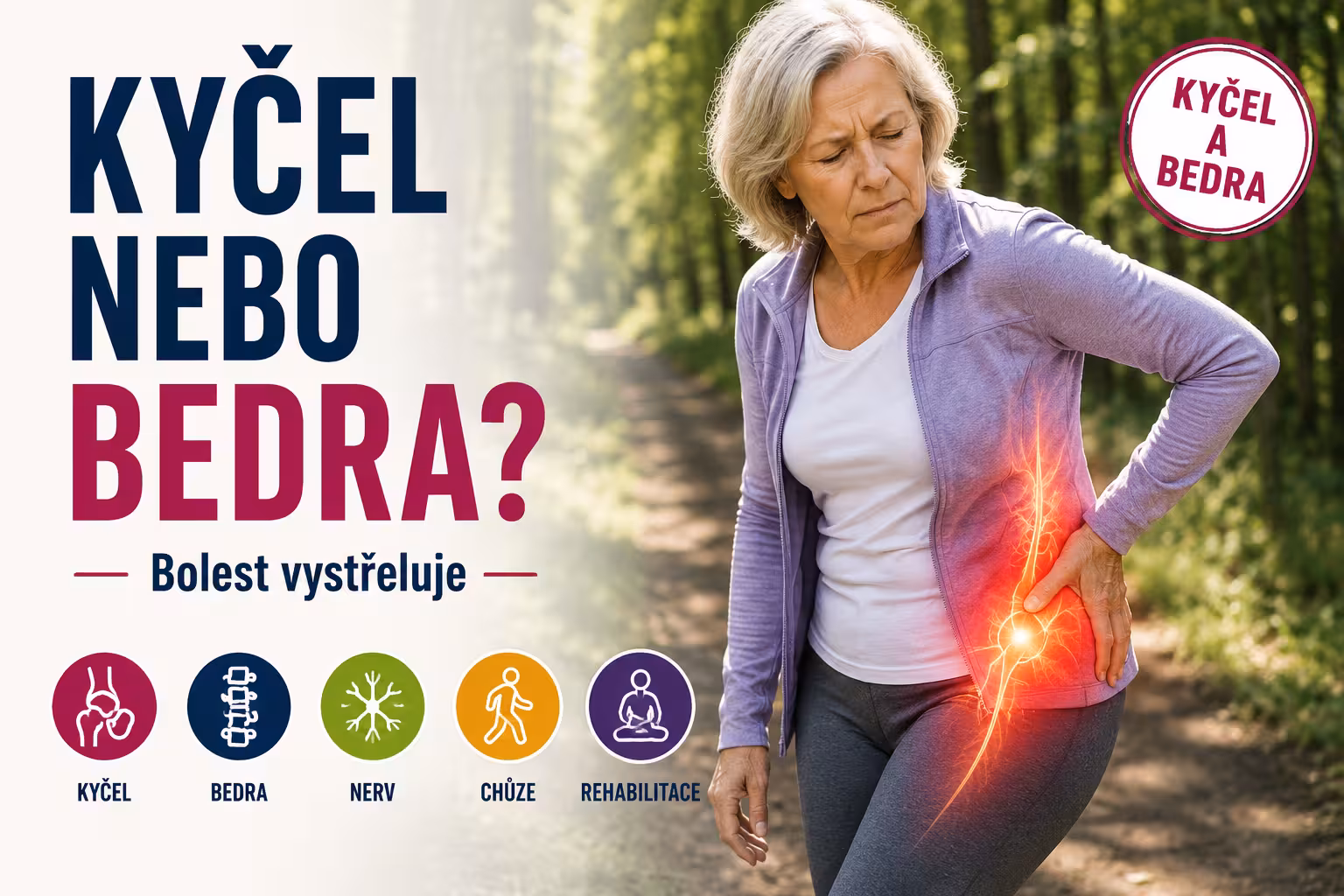 Bolest kyčle, která vystřeluje do beder | Levita.cz